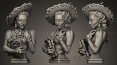 Busts and bas-reliefs of famous people (BUSTC_0257) 3D model for CNC machine